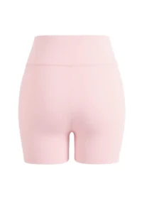 TRENDYOLMİLLA Pink Ruffle Detailed Knitting Sports Shorts/Short Leggings - Image 7
