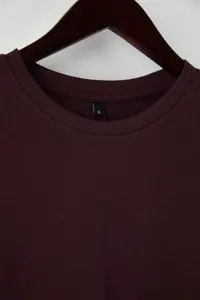 MAN Black- Brown- White Regular/Normal Long Sleeve 3 Sets Basic Paket T-Shirt - Image 3