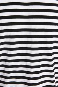 MAN Black Oversized/Wide Cut Striped Short Sleeve T-Shirt - Image 5