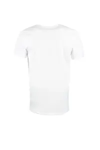 MAN White Basic 100% Cotton Regular Fit Crew Neck T-Shirt - Image 9