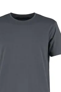 MAN Anthracite Regular/Normal Kesim Basic Short Sleeve T-Shirt - Image 7