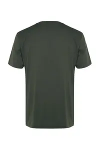 MAN Khaki Regular/Normal Kesim Short Sleeve T-Shirt - Image 7