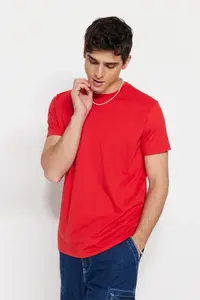 MAN Rejection Basic Regular/Normal Kesim Crew Neck Short Sleeve T-Shirt - Image 5