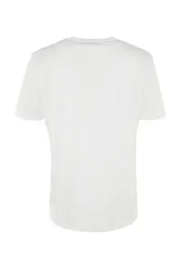 MAN White Regular Fit Short Sleeve T-Shirt - Image 8
