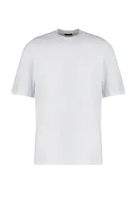 MAN White 100% Cotton Oversized/Wide Cut Basic T-Shirt - Image 5