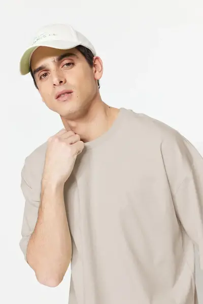 MAN Stone Oversized/Wide Cut 100% T-Shirt
