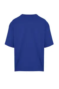 MAN Light Blue Oversized/Wide Cut 100% Cotton Short Sleeve Basic T-Shirt - Image 7