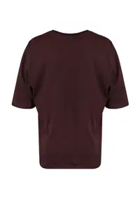MAN Brown Oversized/Wide Cut 100% Cotton Short Sleeve Basic T-Shirt - Image 7