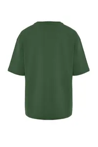 MAN Khaki Oversized/Wide Cut Basic 100% Cotton T-Shirt - Image 10