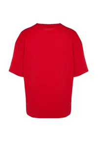 MAN Rejection Basic 100% Cotton Crew Neck Oversized/Wide Cut Short Sleeve T-Shirt - Image 7