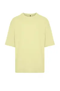 MAN Yellow Oversized 100% T-Shirt - Image 7