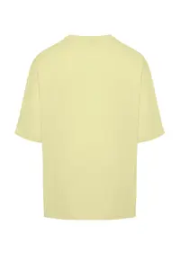 MAN Yellow Oversized 100% T-Shirt - Image 8