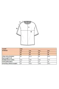 MAN Premium Plus Size Oversized/Wide Cut Faded Effect 100% Cotton T-Shirt - Image 12