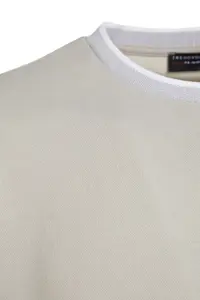 MAN Premium Stone Oversized/Wide Cut Knitwear Banded textured Pique T-Shirt - Image 7