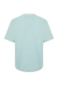 MAN Premium Basic Mint Oversized/Wide Cut Knitwear Banded textured Pique T-Shirt - Image 8