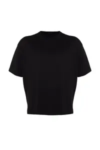 MAN Black Plus Size Oversized/Wide Cut Comfortable Floral Printed 100% Cotton T-Shirt - Image 13