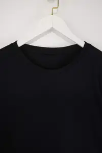 MAN Black- Black 2 Sets Package Oversized/Wide Pattern Plus Size T-Shirt - Image 3