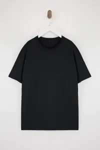 MAN Black- Khaki-Gray Regular/Rahat Pattern 3 Sets Paket Plus Size T-Shirt - Image 6