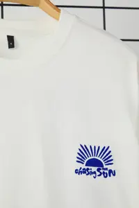 MAN Ecru Oversized/Wide Cut Printed 100% Cotton T-Shirt - Image 8
