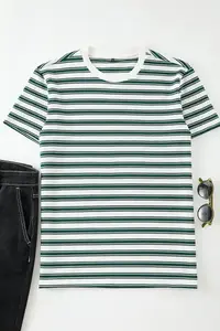 MAN Multicolored Regular/Normal Kesim textured T-Shirt - Image 7