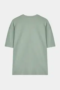 MAN Mint Oversized/Wide Cut Embroidered 100% Cotton Tok Material T-Shirt - Image 6