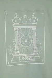 MAN Mint Oversized/Wide Cut Embroidered 100% Cotton Tok Material T-Shirt - Image 7