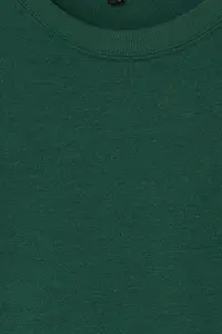 MAN Dark Green Boxy/Square Kesim Thick Premium T-Shirt - Image 4