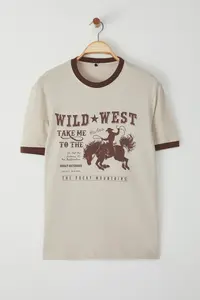 MAN Stone Modern Herritage Oversized/Wide Cut 100% Cotton Printed T-Shirt - Image 5
