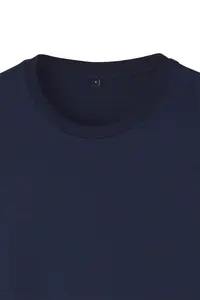MAN Navy Blue-Beige Oversized/Wide Cut 2 Sets Package Text Printed-Plain 100% Cotton T-Shirt - Image 10