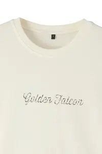 MAN Navy Blue-Beige Oversized/Wide Cut 2 Sets Package Text Printed-Plain 100% Cotton T-Shirt - Image 9