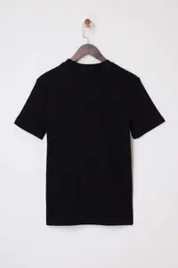 MAN Black Wardrobe Essentials Regular/Normal Kesim textured Camisole Basic T-Shirt - Image 3