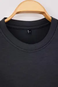 MAN Indigo Wardrobe Essentials Low Shoulder Regular Fit Soft Touch Modal T-Shirt - Image 2