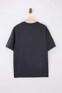 MAN Indigo Wardrobe Essentials Low Shoulder Regular Fit Soft Touch Modal T-Shirt - Image 4
