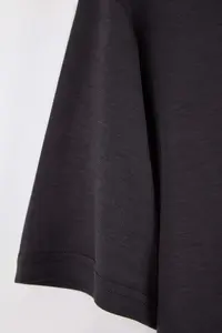 MAN Smoke Gray Wardrobe Essentials Low Shoulder Regular Fit Soft Touch Modal T-Shirt - Image 3