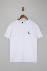 MAN Navy Blue - White Regular/Rahat Kesim 2 li Paket T-Shirt - Image 2