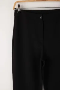 TRENDYOLMİLLA Black Flare flared leg Bootcut Weaving Pants - Image 6