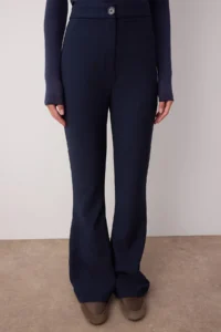 TRENDYOLMİLLA Navy Blue flared leg Flare Bootcut Weaving Dress Pants - Image 7