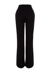TRENDYOLMİLLA Black Wide Leg Weaving Pants - Image 10
