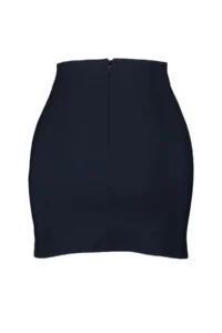 TRENDYOLMiLLA Black Slit Detailed Weaving Skirt - Image 12