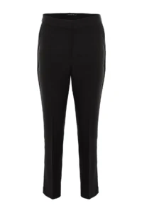 TRENDYOLMİLLA Black skinny Leg Weaving Pants - Image 6