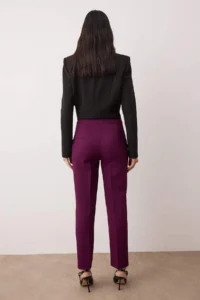 TRENDYOLMİLLA Plum Weaving skinny Leg Elegant/Evening Pants - Image 4