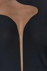 TRENDYOLMİLLA Black Transparent Detailed Knitting Tulle Bodysuit .D.00011 - Image 10