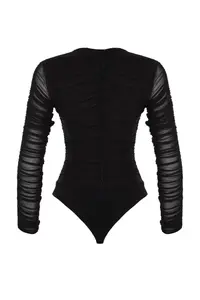 TRENDYOLMİLLA Black Agrafli Knitting Bodysuit .D.00019 - Image 8