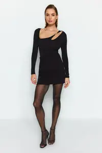 TRENDYOLMİLLA Black Bodysuit with accessories Knitting Bodysuit .D.00032 - Image 2
