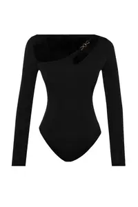 TRENDYOLMİLLA Black Bodysuit with accessories Knitting Bodysuit .D.00032 - Image 7