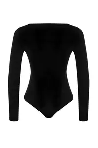TRENDYOLMİLLA Black Bodysuit with accessories Knitting Bodysuit .D.00032 - Image 8