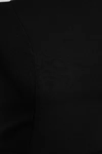 TRENDYOLMİLLA Black Body-Fitting Draped Weaving Short Chic Evening Gown Gece Graduation Dress - Image 9