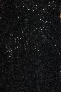 TRENDYOLMİLLA Black Lined Pullu Sequin Chic Evening Gown Gece Graduation Dress - Image 9