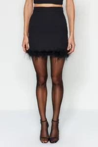 TRENDYOLMiLLA Black Otrish Skirt - Image 4
