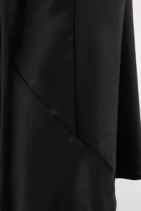TRENDYOLMiLLA Black Weaving Satin LONG Skirt - Image 6